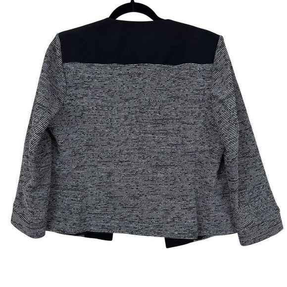 Kasper Tweed Collarless Jacket - Size 12P - Picture 5 of 10